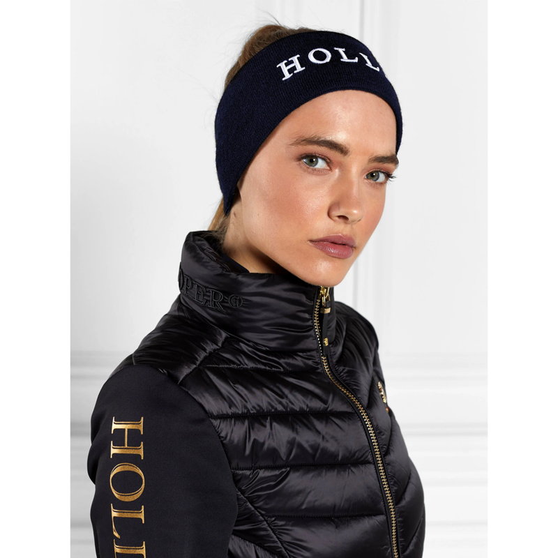 Holland Cooper Logo Headband - Ink Navy-1